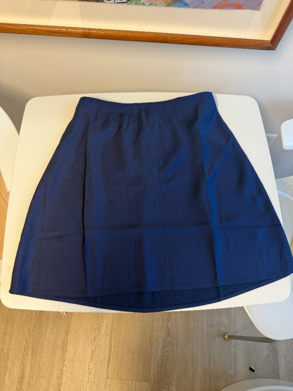 J.Crew Factory Navy Mini Bias Slip Skirt NWT XS